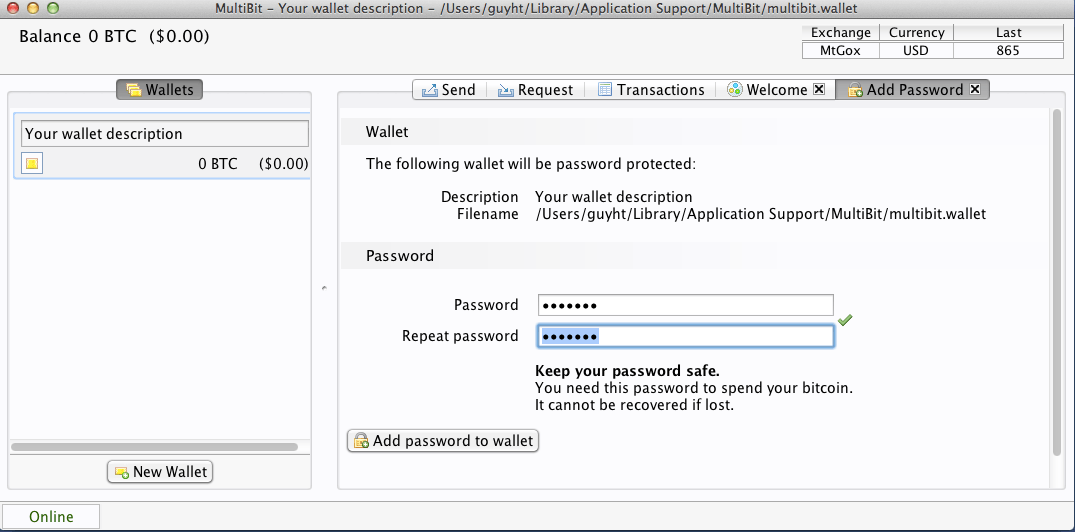 Multibit guide - Step 4