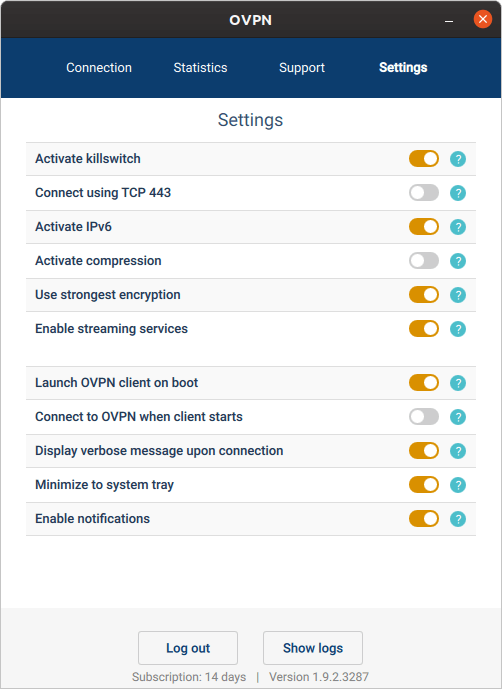 OVPN for Linux Mint
